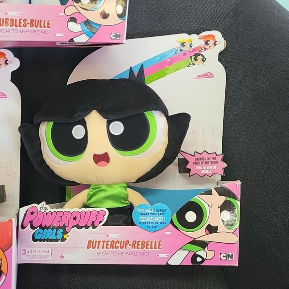 2016 NIB The Powerpuff Girls Speak To Me Dolls Blossom Buttercup & Bubbles - Picture 4 of 8